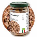 barattolo in vetro con fagioli borlotti lessati amoreterra