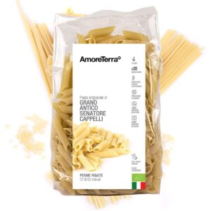 pacco di pasta penne rigate amoreterra da 500 gr