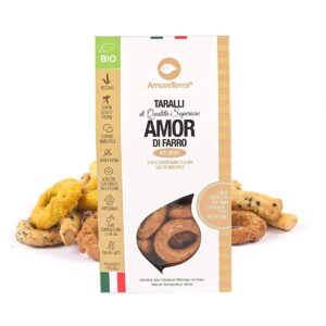 confezione di taralli amor di farro intgrali da 150 gr