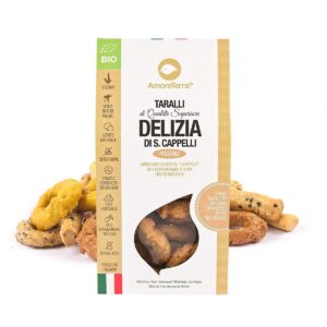 confezione di taralli amoreterra con grano s cappelli da 150 gr